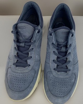 Ecco Running Walking Shoes Wmn Sz 9M Blue Suede Athletic Sneaker S.T.1 Phorene.