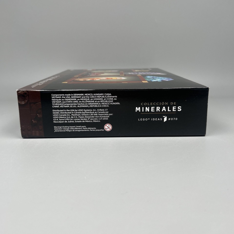 Collection Ideas LEGO Ideas 21362 Mineral Collection 880 Pcs Display Shelves Set - New ...
