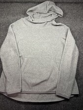 Old Navy Active Women s Gray Fleece Hooded Pullover Hoodie w/ Pockets M