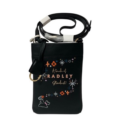 RADLEY Handtasche schwarz Leder kleine Handy Umhängetasche - Radley Stardust - neu