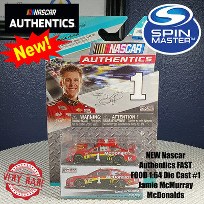 NEW Nascar Authentics FAST FOOD 1:64 Die Cast #1 Jamie McMurray