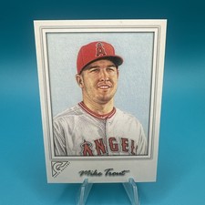 2017 Topps Gallery Mike Trout Los Angeles Angels #1 Mayumi Seto Art