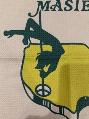MASTERS 16x24  GOLF TOWEL WITH CLIP 