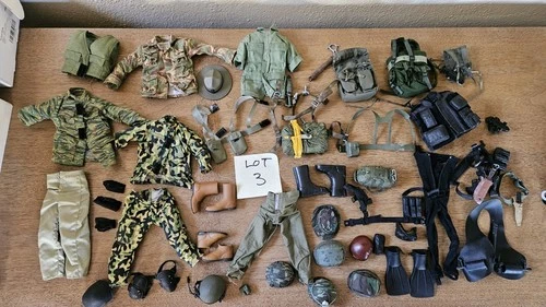 1/6 GI Joe Style 21st Century Hasbro Clothes Uniforms Soldier Accessories Lot 3