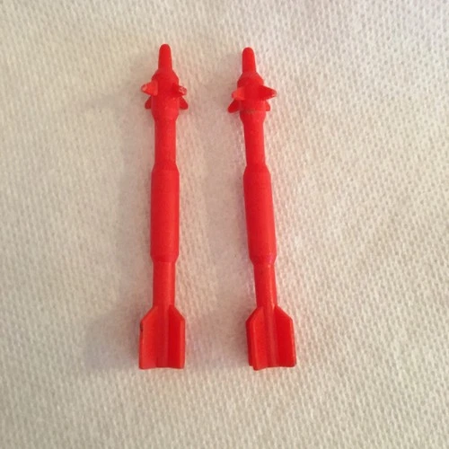 1 Set Of  Vintage 1987 GI Joe Crossfire Missiles Original Hasbro