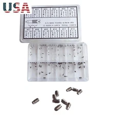 120pcs 12 Sizes Stainless Steel Watch Fixing Screws Pins Repair Accessories A