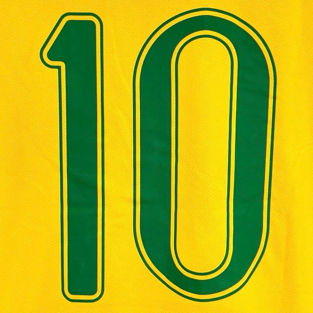 Ronaldinho #10 Brazil 2006 World Cup Home Jersey L From Japan | eBay