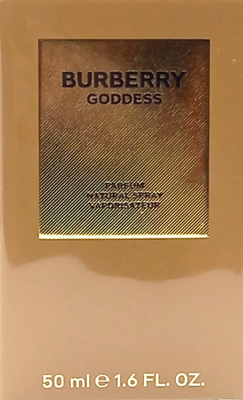 BURBERRY GODDESS PARFUM SPRAY FOR WOMEN 1.6 Oz / 50 ml BRAND NEW