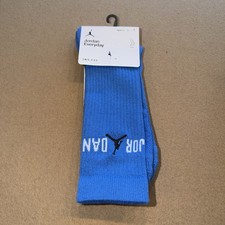 Jordan Men s Everyday Crew Socks Blue If3100-400 Size: XL 12-15