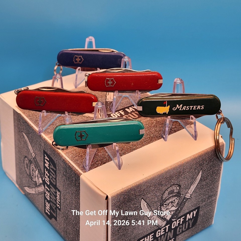 A discontinued Victorinox Rover — a lesser-known SAK model with a clever combo tool layout that hardcore Swiss Army Knife collectors actually hunt for.
