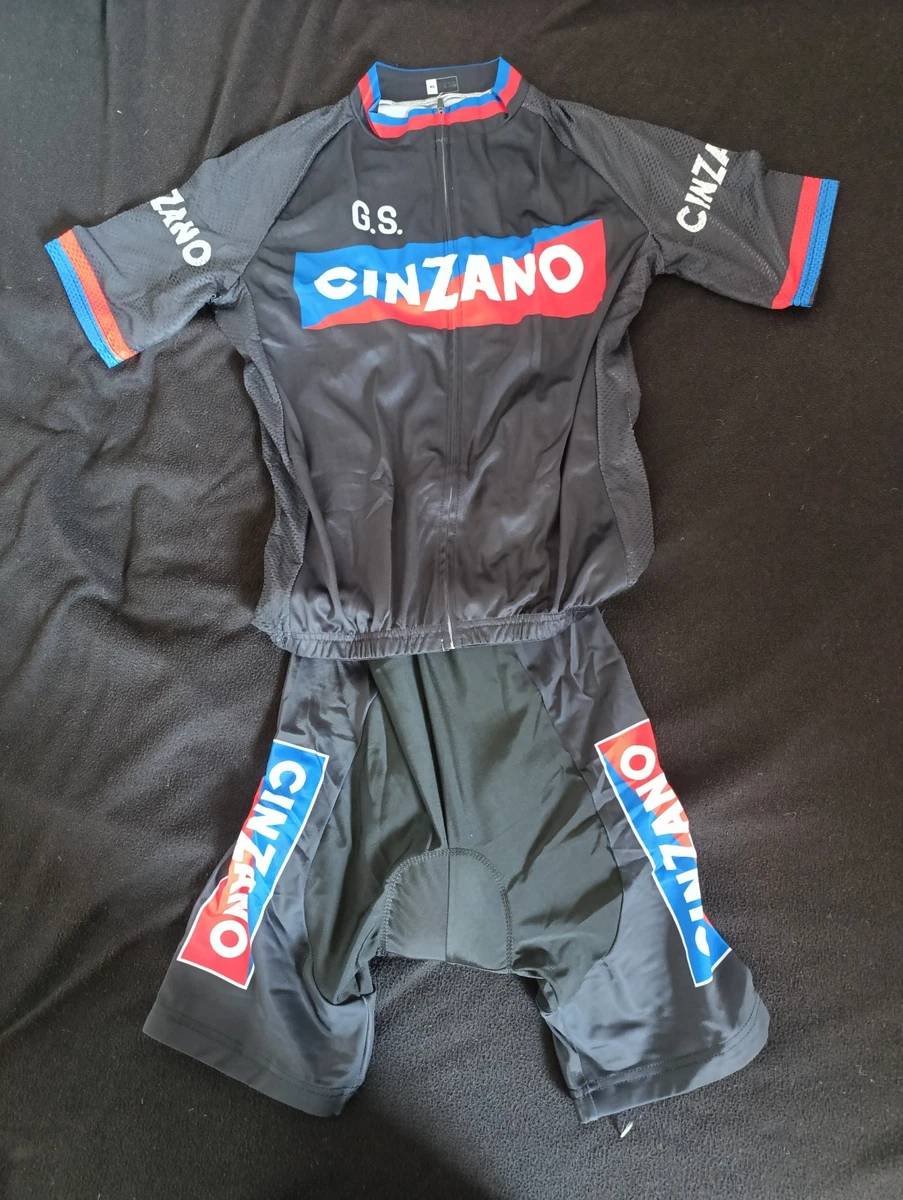 Cinzano bicicleta de carretera conjunto de camiseta y pantalón - RETRO