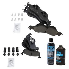 Kit pastiglie freno TRQ anteriori/posteriori in ceramica 07-09 Ford Expedition Lincoln Navigator OE