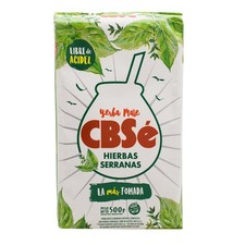 Mate Tee CBSe Hierbas Serranas Minze & Poleo Kräuter Mild Argentinien Yerba 500g