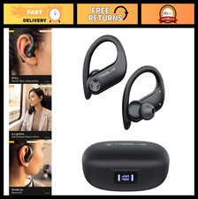 Wireless Sports Earbuds - Bluetooth Workout Headphones, 12H Battery, IPX5 Sweatp
