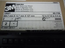 3M 7000046066 12 x 1/2 x 5 Scotch-Brite 8 S/C Fine EXL Deburring Wheel. lot of 2