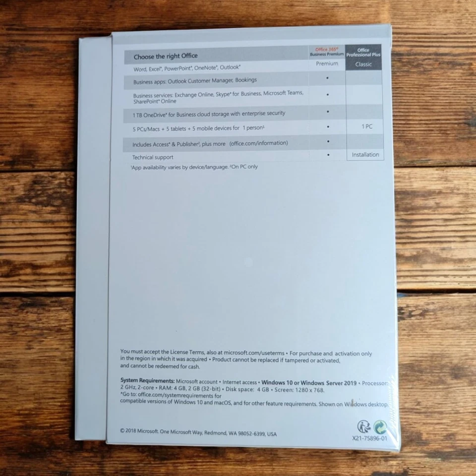 Microsoft Office Professional Plus 2019 | Genuine Key Inside | Factory Sealed - Image 4 of 4