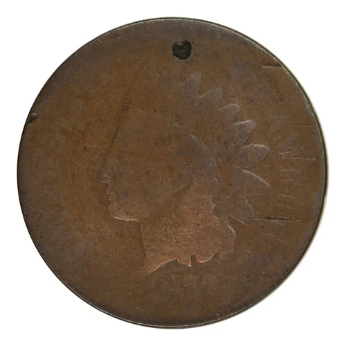 1877 Indian Head Cent About Good Coniditon