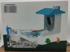 Osoeri Smart Bird Feeder with Camera, 1080P HD AI Identify Wild Bird Watching