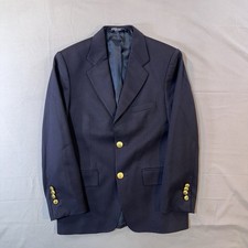 VTG Polo Ralph Lauren Blazer Womens Size 12 Blue Wool