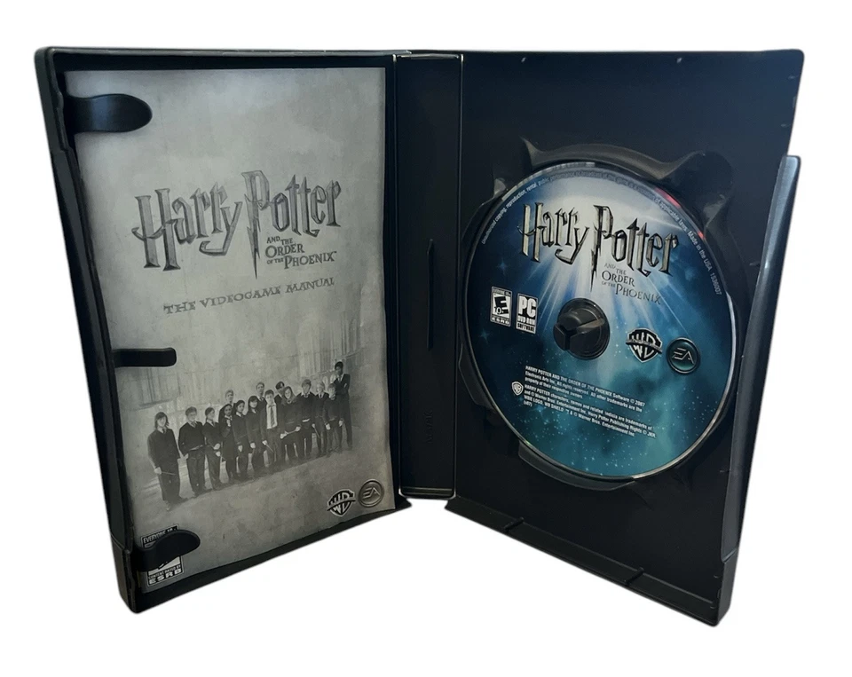 Harry Potter and the Order of the Phoenix (PC DVD-ROM) Box, Disc, & Key - Image 3 of 4