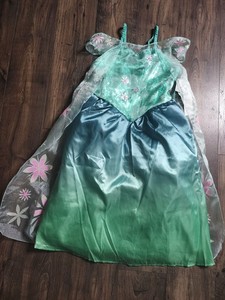 frozen fever green dress Olive Green Sequin Strapless High Split Long Prom Dress main image 0