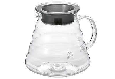 Hario V60 Kaffeekanne Glas 600ml | 0,6 Liter | Borosilikatglas