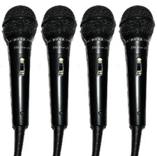 4 DJ Karaoke PA Computer Podcast Mic MICROPHONE Extra Plug Adapter Table Stand