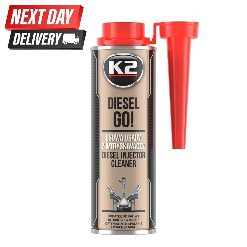 K2 DIESEL GO REDUCES SMOKE ENHANCE FUEL CONSUMPTION AND ENGINE PERFORMANCE 250ML
