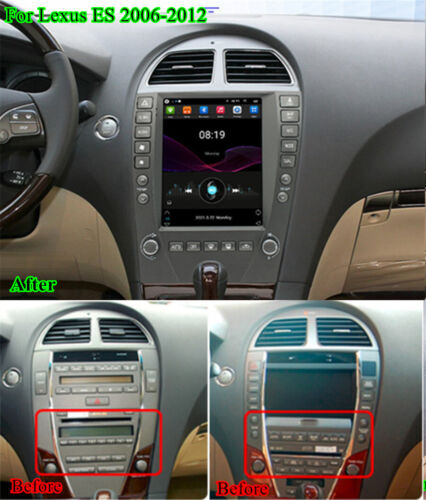 9.7'' Android 11 Car Stereo Radio Head Unit GPS For 2006-2012 Lexus ES330 ES350 - Foto 3 di 12