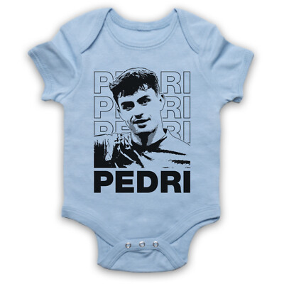 PEDRI FOOTBALL SPAIN TOURNAMENT TRIBUTE CUP SOCCER BABY GROW BABYGROW GESCHENK