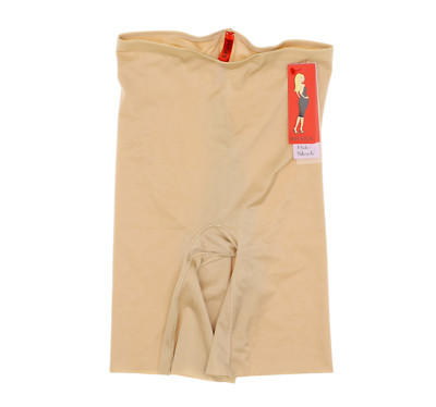 Spanx L16056 Natural Hide & Sleek Mid Thigh Super Slimming Shapewear Size S