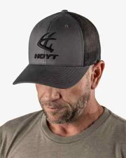NEW Hoyt Archery Snap Back Bow Cap Hat GREY REDWRX RX8 RX3 RX4 ultra Turbo Alpha