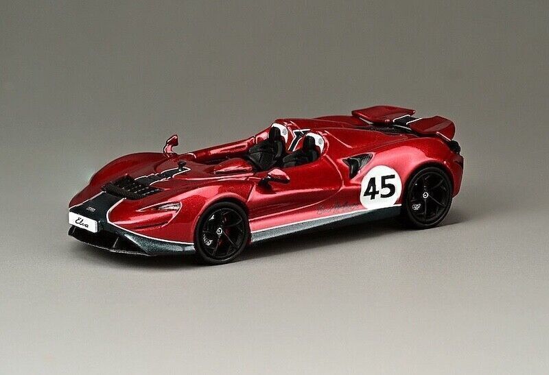 CM 1:64 Red 45 Elva Super Racing Sports Model Toy Diecast Metal Car