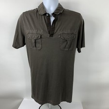 Tommy Bahama Polo Shirt Men's Size Medium Island Modern Fit Pima Cotton Golf