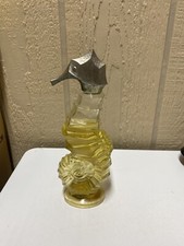 Vintage AVON Sea Horse SKIN SO SOFT Bath Oil Decanter 9"