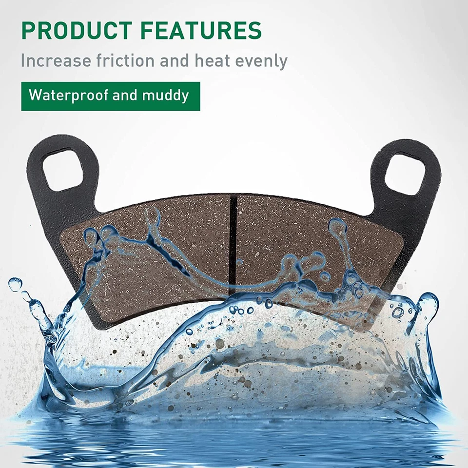 Pastillas de freno para Polaris Ranger Crew 570 2015-2019/700 800 Crew/Ranger 900 Crew Foto 4 de 4