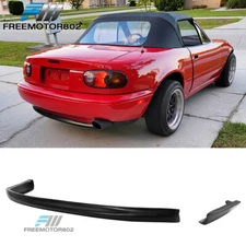 Fit 90-97 Mazda Miata MX5 RS Style PU Rear Bumper Lip Diffuser Spoiler Bodykit