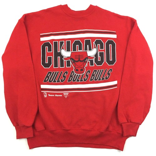 Vtg 90s Chicago Bulls Men Sweatshirt 