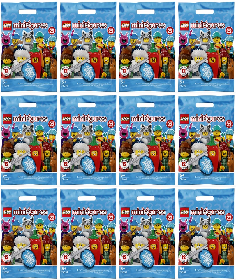 Juego Completo de (12) Minifiguras Lego Serie 22 71032 Nuevo Precintado De Fábrica 2022 Foto 2 de 4