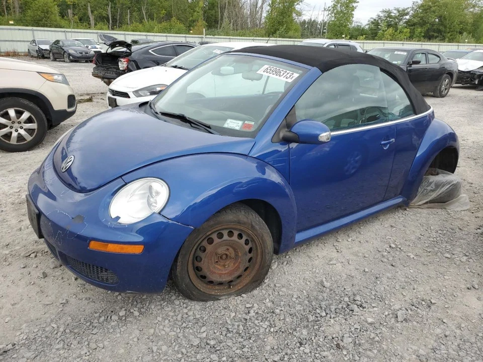 2008 Volkswagen Beetle 2.5L conjunto de motor de refrigeração ventilador único #000175 - Imagem 3 de 4