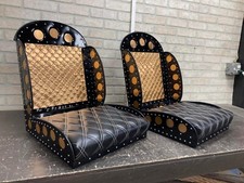 Bomber Seats Diamond Stitch Pair Hand Built Made In Usa