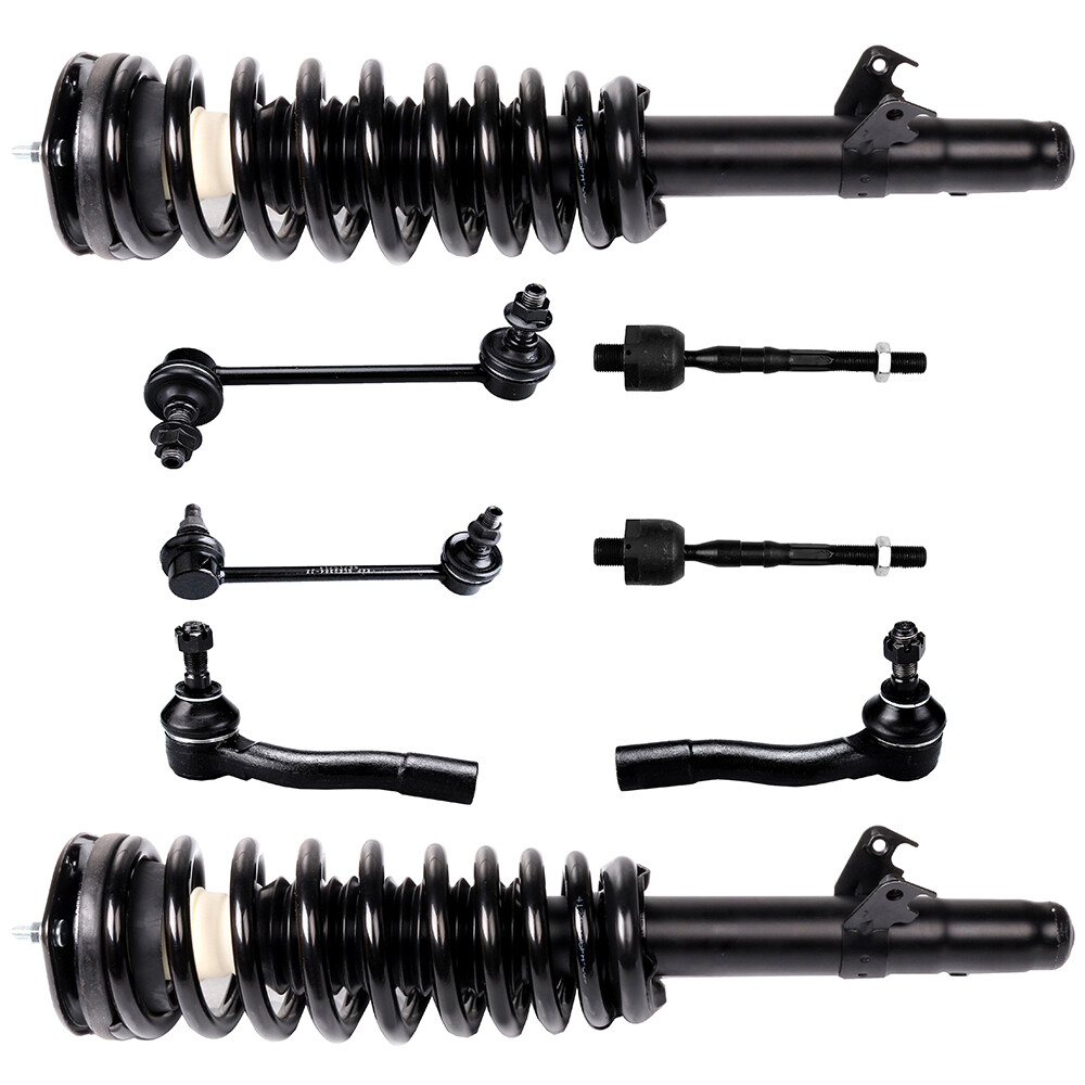 Mazda 6 2003-2008 Front Strut Stabilizer Tie Rod Ends 8pc Complete Set