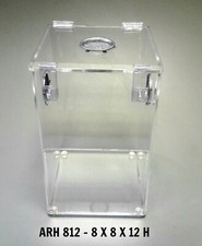 ARH 812 ARBOREAL ACRYLIC 3.25 GALLON CAGE / HINGED TOP TARANTULA, REPTILES, FROG