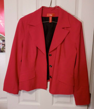 Latina Life Fuchsia Short Jacket Size 16 - Vintage - 2 Faux Pockets