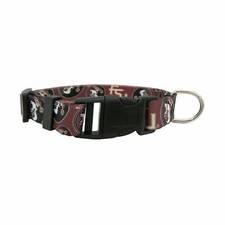 FLORIDA STATE SEMINOLES DOG COLLAR ADJUSTABLE NYLON CHOOSE SIZE