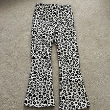 Cute Comfy Garanimals 365 Size Six Flare Pants Black White Hearts