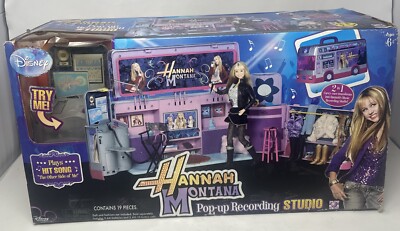 Hannah Montana Pop-Up Recording Studio Tour Bus 2007 Jakks Pacific