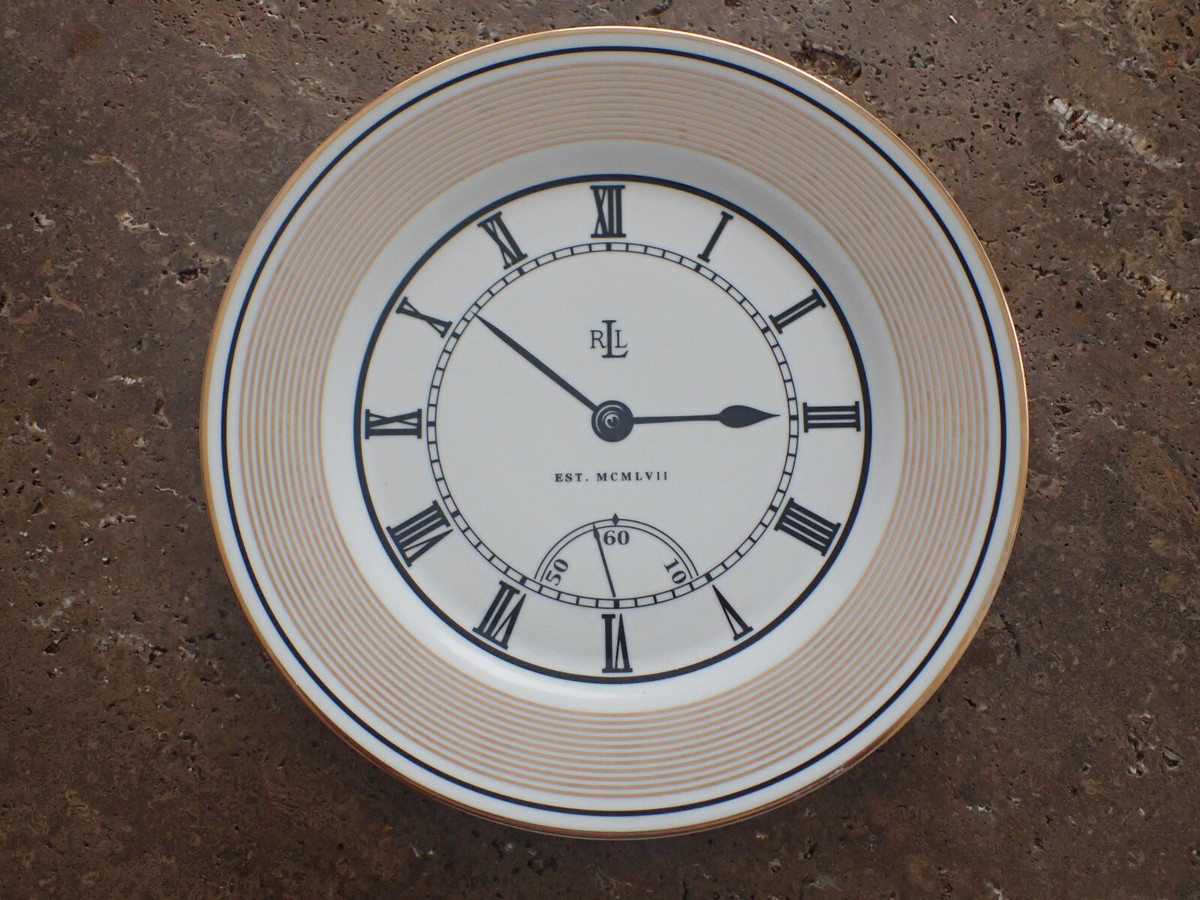 VINTAGE RALPH LAUREN POCKETWATCH lll CLOCK FACE PLATE VINTAGE RALPH LAUREN POCKETWATCH lll CLOCK FACE PLATE
