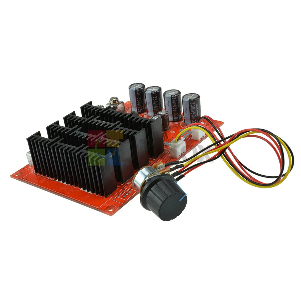 60A DC10-50V 12V 24V 48V 3000W DC Motor Speed Control PWM HHO RC Controller - Image 3 of 4