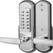 Keypad Door Lock Keyless Entry Door Lock Mechanical Keypad Stainless Steel 304